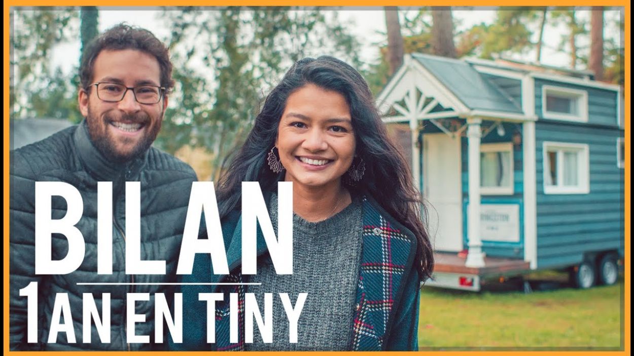 En couple dans une tiny house de seulement 8 m², ils font le bilan au bout d'un an