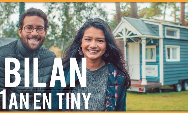 En couple dans une tiny house de seulement 8 m², ils font le bilan au bout d'un an