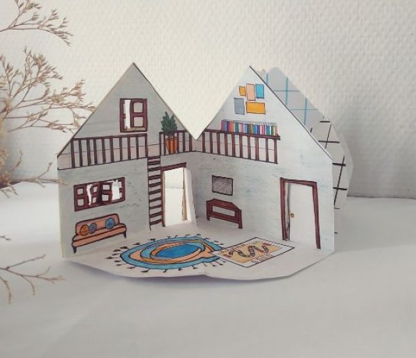 Tuto : Vos enfants fabriquent la maison de leurs rêves en papier !