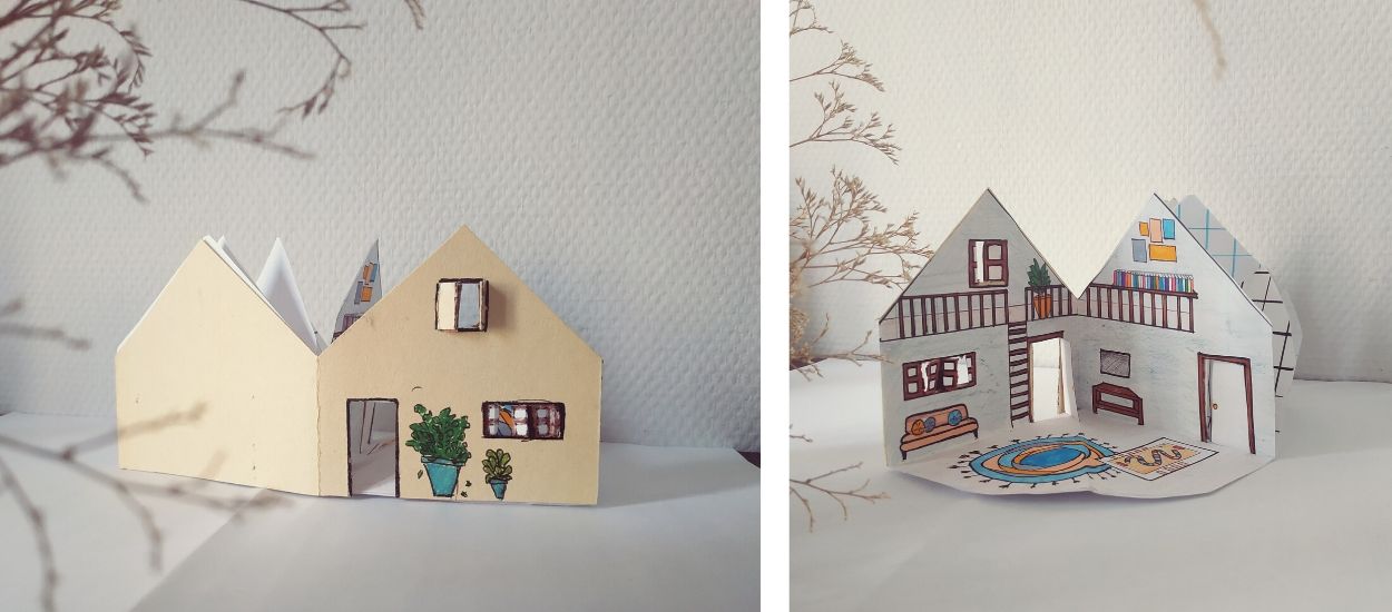 Patron De Maquette Maison En Papier | Ventana Blog