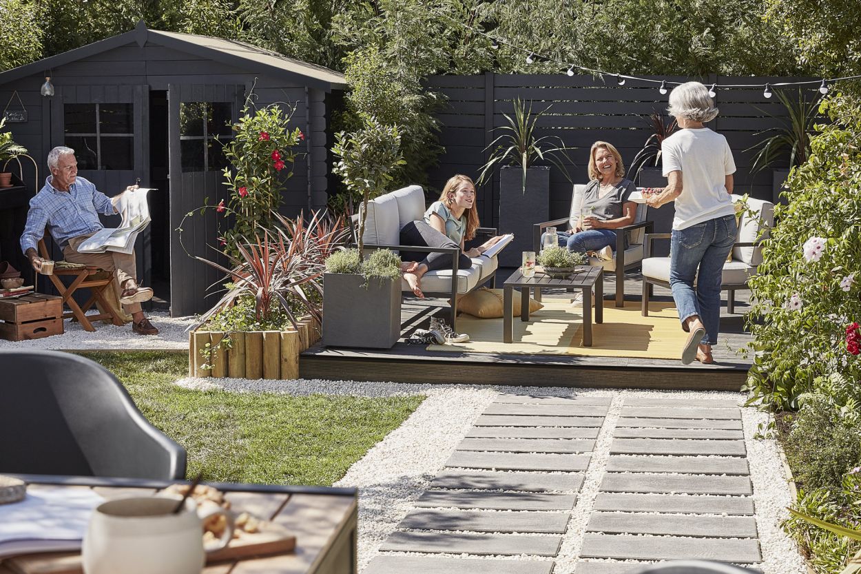 Un jardin toujours bien rangé