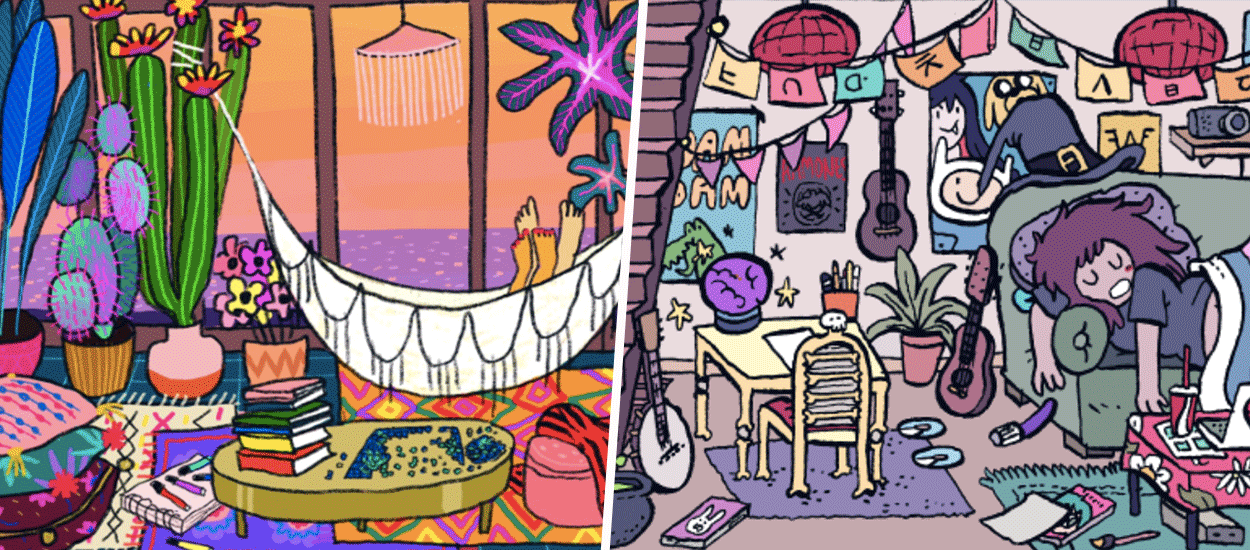 Sur Twitter, Pénélope Bagieu vous invite à dessiner la maison de confinement de vos rêves