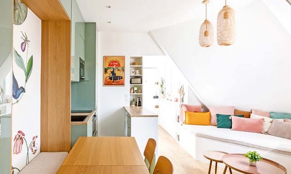 Avant / Après : un appartement sous les toits avec des détails qui changent tout !