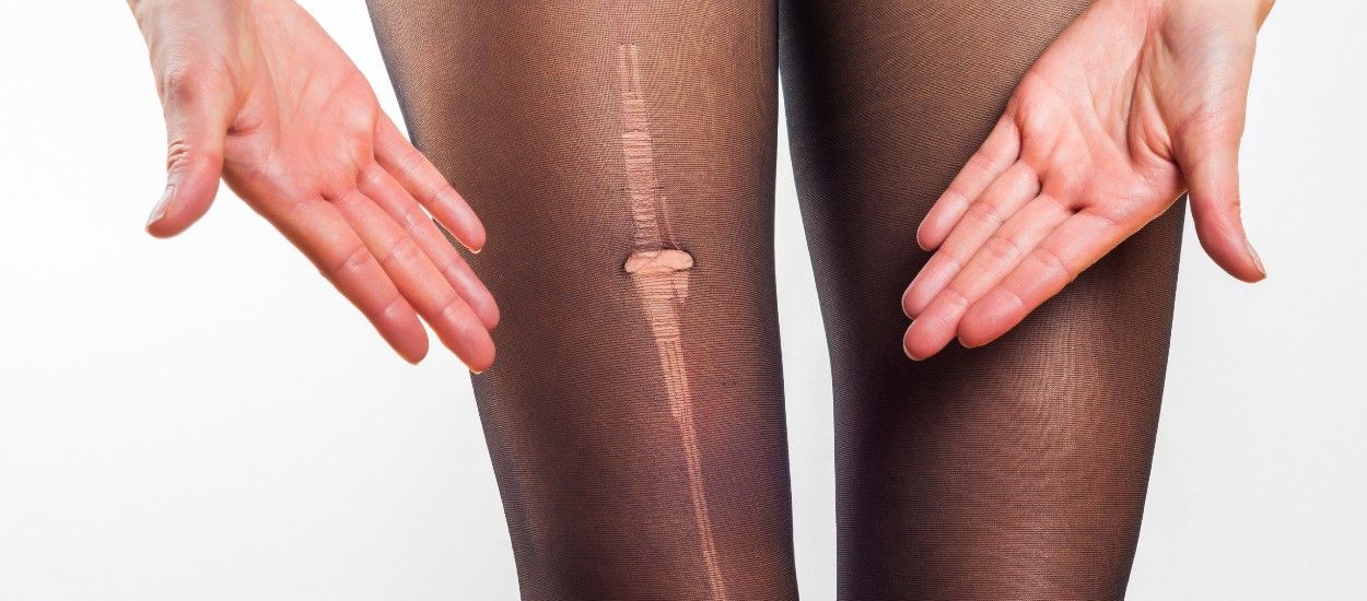 Que faire avec des collants filés et abîmés - Elle Décoration