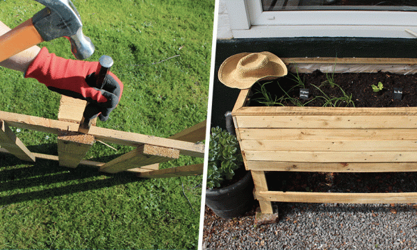 Tuto : Fabriquez un potager sur pieds en palette même si vous n'avez pas de jardin