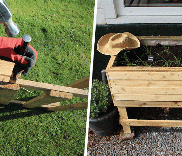 Tuto : Fabriquez un potager sur pieds en palette même si vous n'avez pas de jardin