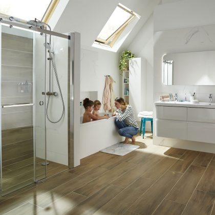 Un espace détente familial bien pensé