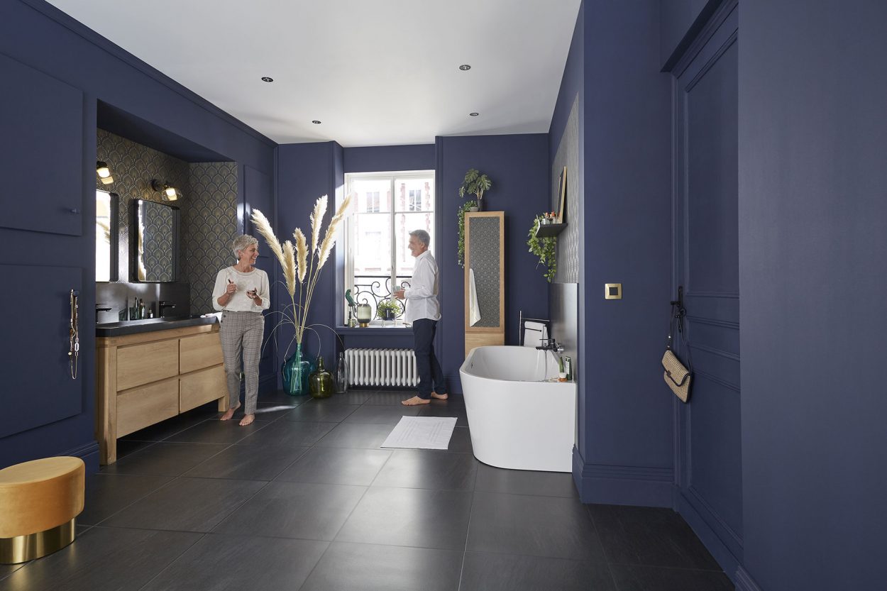 Une salle de bains chic et déco