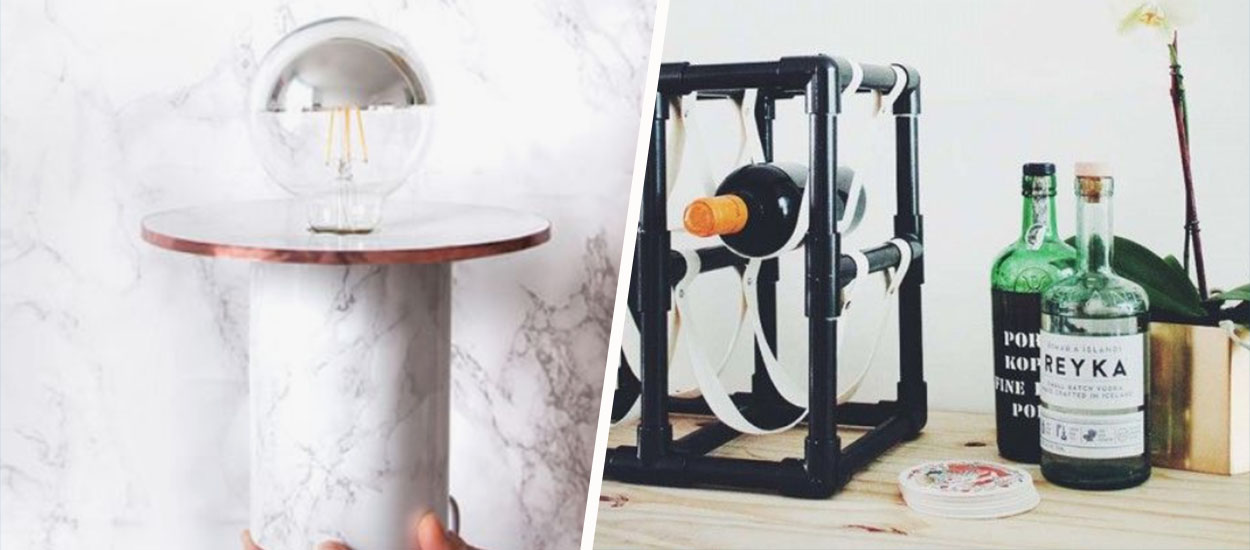 8 tutos upcycling pour transformer des tuyaux PVC en objets utiles