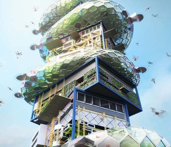 Un nouveau concept de ville verticale futuriste imaginé à Tokyo