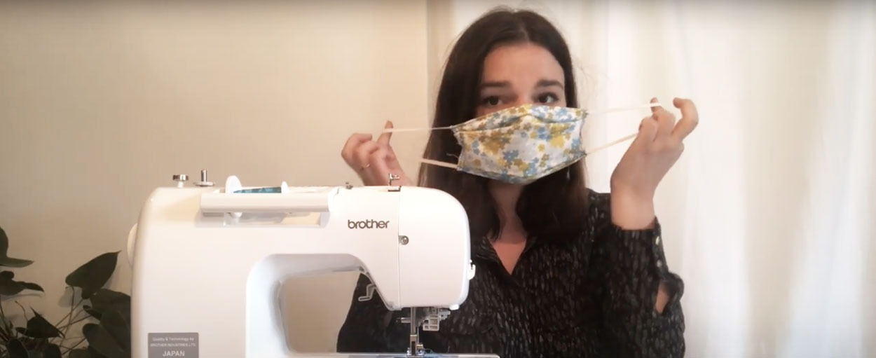 Vidéo : on vous apprend à fabriquer votre masque en tissu en 5 minutes