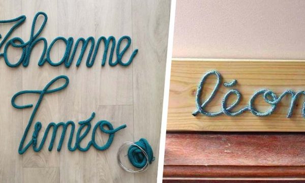 11 idées DIY pour personnaliser la chambre d'un enfant avec son prénom