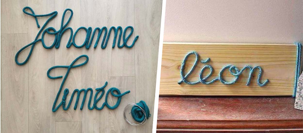11 idées DIY pour personnaliser la chambre d'un enfant avec son prénom
