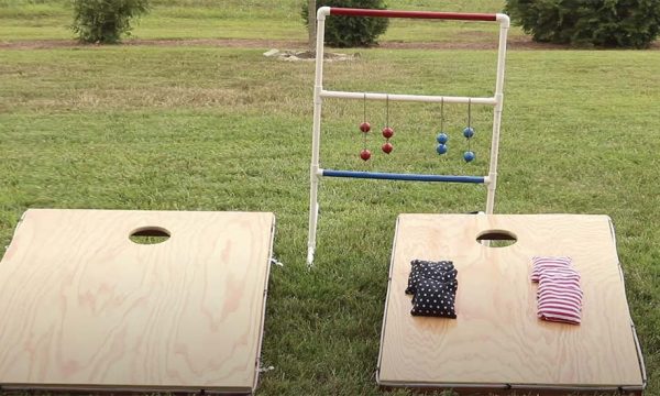 DIY : Fabriquez deux jeux d'extérieur en bois et en PVC pour vos enfants