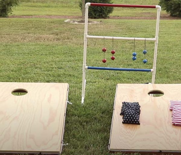 DIY : Fabriquez deux jeux d'extérieur en bois et en PVC pour vos enfants