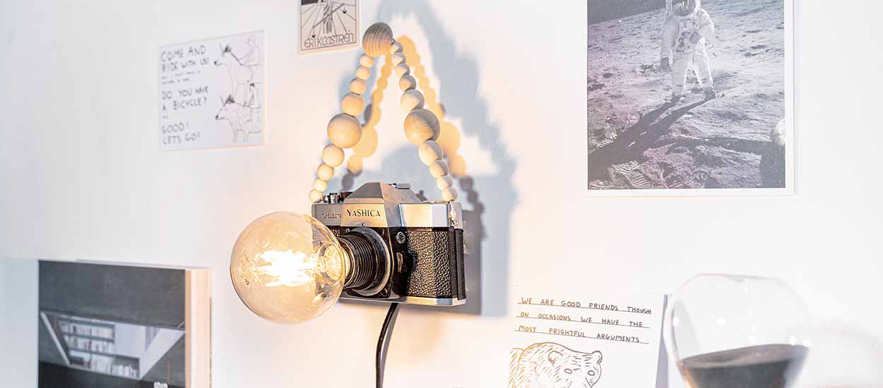 Tuto : Fabriquez une lampe originale avec un vieil appareil photo