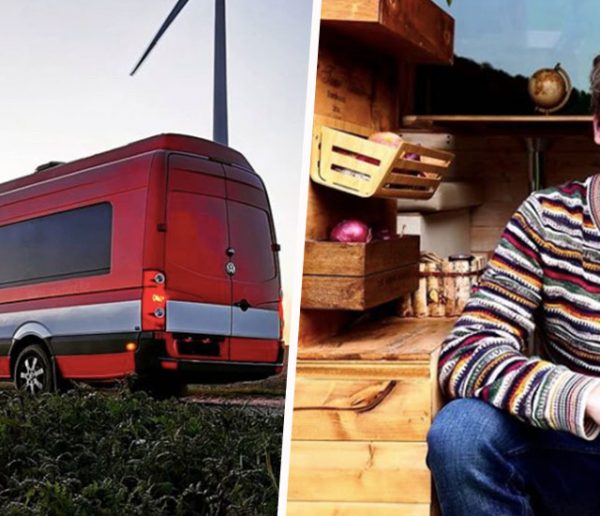 À 33 ans, Raphaël vit dans son van aménagé toute l'année et sillonne les routes de Belgique