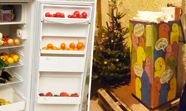 Il met à disposition un frigo solidaire dans la rue pour lutter contre le gaspillage alimentaire