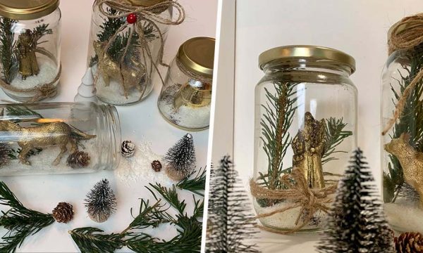 Tuto : Fabriquez des boules à neige sans eau pour décorer votre table