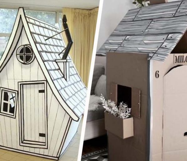 10 superbes cabanes en carton à construire avec vos enfants