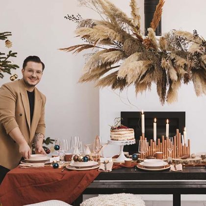 Déco : Un Noël végétal chez Olympe, le finaliste de The Voice