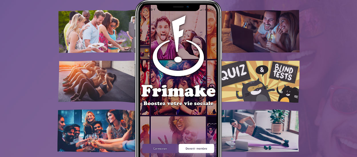 Frimake, l'appli pour se faire des amis et avoir une vie sociale malgré le couvre-feu