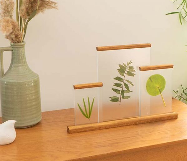 Tuto : Fabriquez un trio de cadres herbier à poser