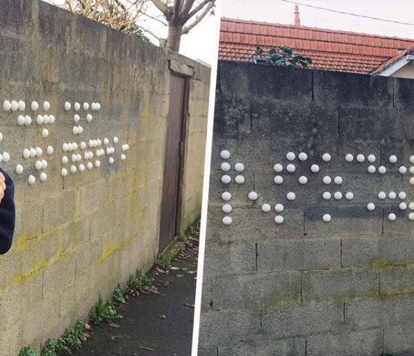 Ce street-artiste nantais fait des graffitis en braille pour que tout le monde en profite