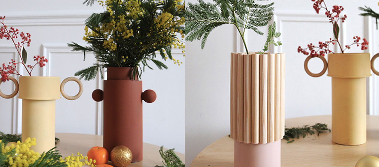 Tuto : Fabriquez un trio de vases tendance 