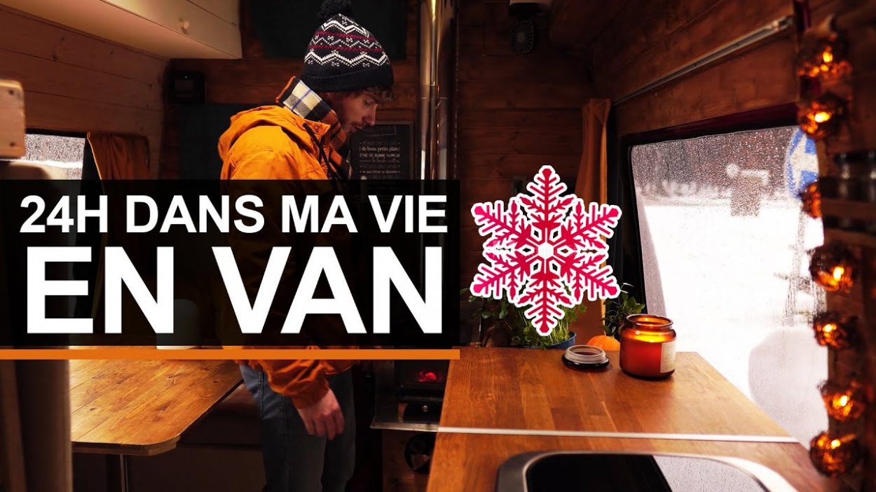 Vivre dans un van en hiver : il nous partage son quotidien en vidéo