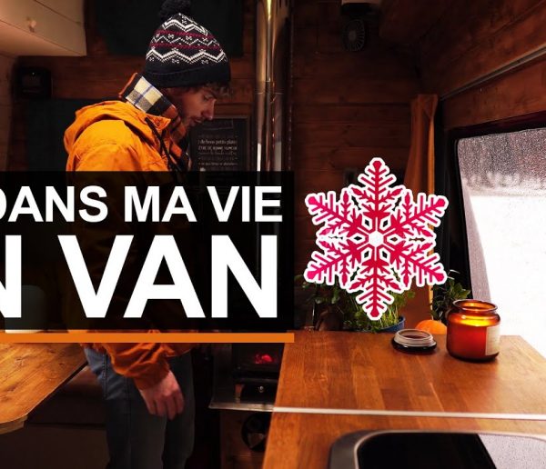 Vivre dans un van en hiver : il nous partage son quotidien en vidéo