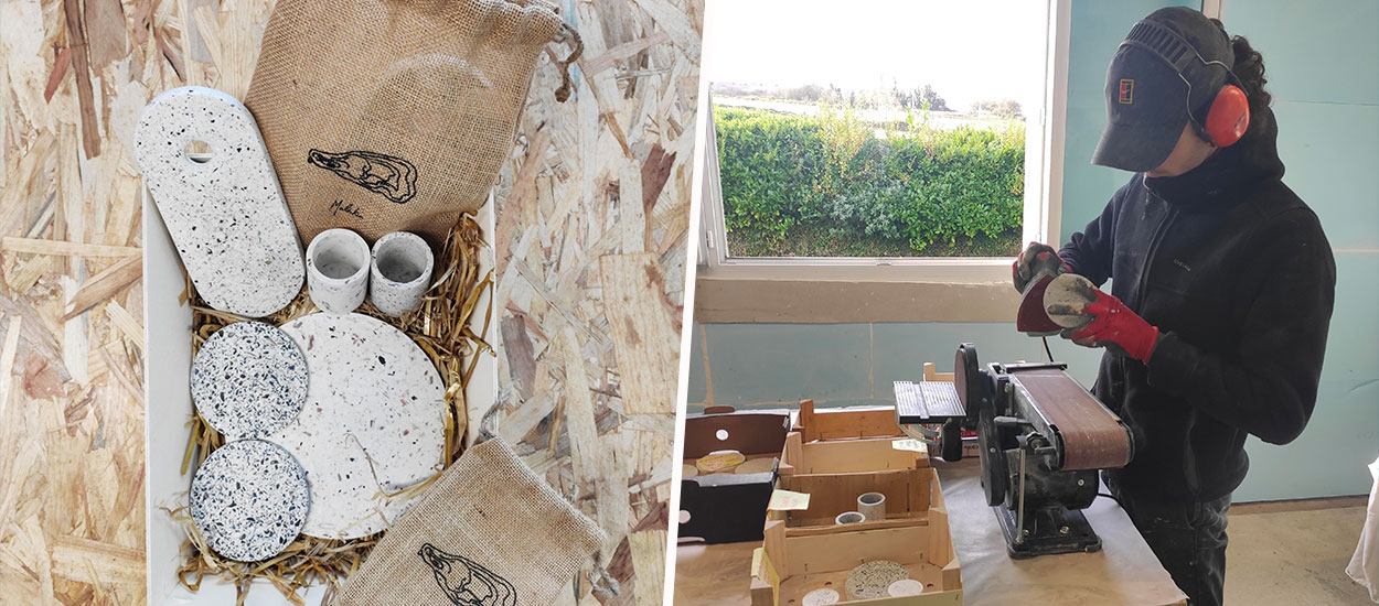 Zéro déchet : cette jeune entreprise bretonne fabrique des objets déco à partir de coquillages recyclés