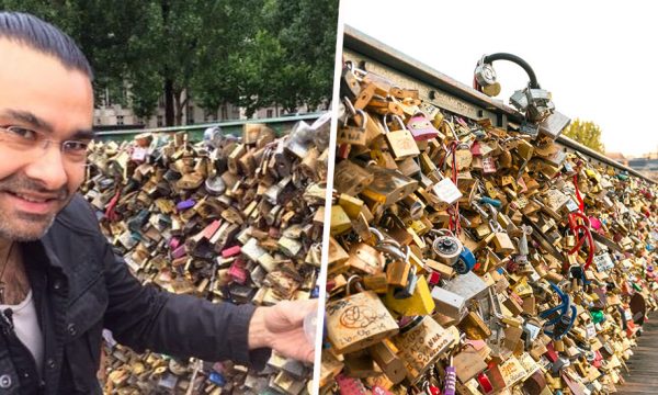 Ce collectionneur a sauvé 800 cadenas d'amour du pont des Arts et peut-être celui des Obama ?