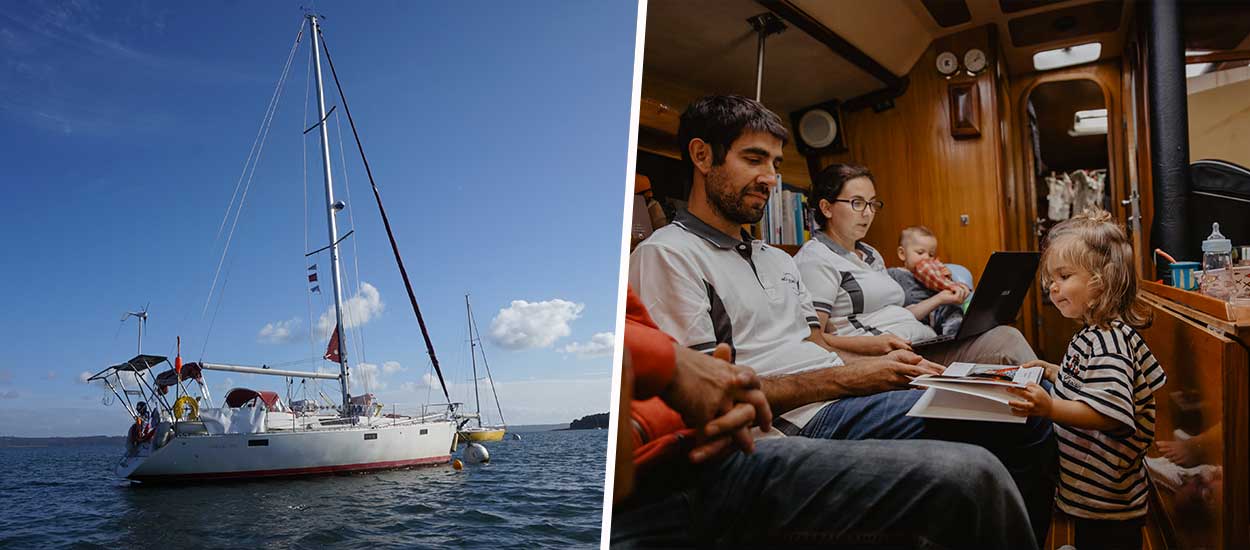 Ils ont vendu leur maison pour faire le tour des côtes françaises en bateau