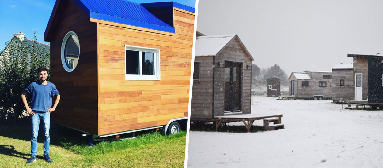 Robin a vécu plus d'un an dans le village de tiny house en Bretagne, il nous raconte son expérience