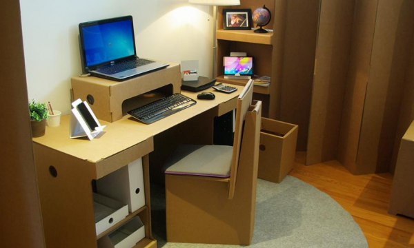 Du mobilier en carton, zoom sur une tendance déco qui cartonne !