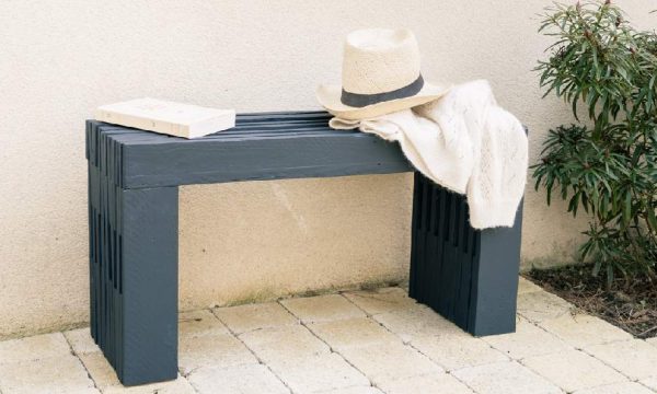 Tuto : Fabriquez un banc de jardin en palette original et déco