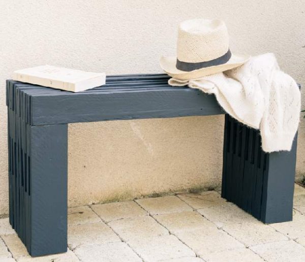 Tuto : Fabriquez un banc de jardin en palette original et déco