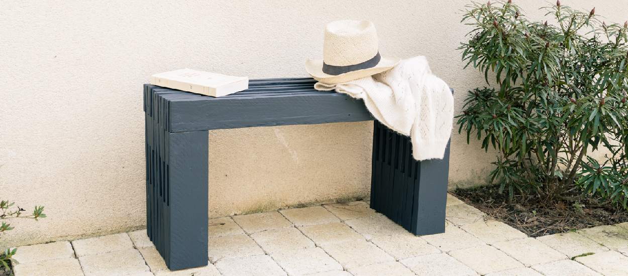 Tuto : Fabriquez un banc de jardin en palette original et déco