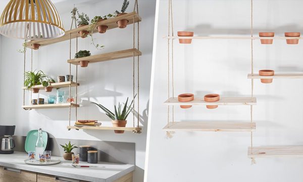 Comment fabriquer des étagères suspendues pour plantes ?