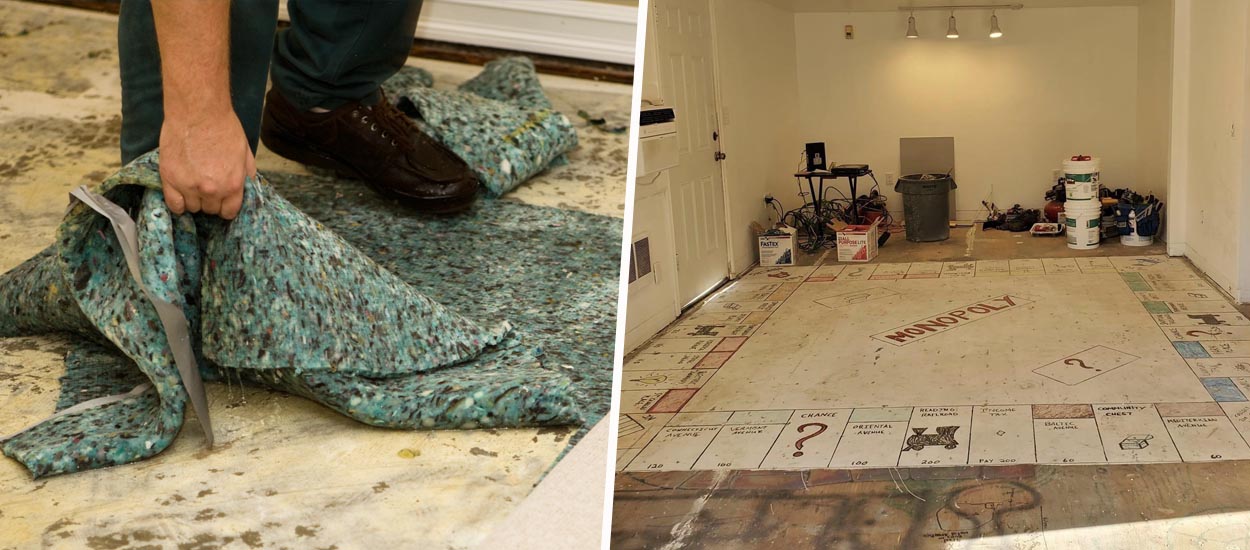 Pendant leurs travaux, ils découvrent un Monopoly géant sous la moquette !