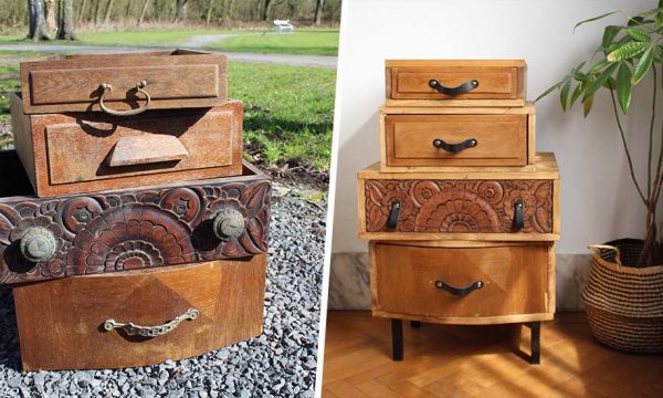 Tuto : Fabriquez un meuble avec des tiroirs dépareillés