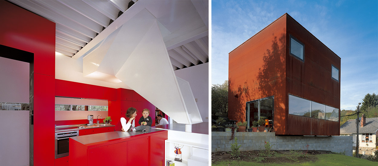 Cette maison cube minimaliste est devenue l'attraction d'un village belge