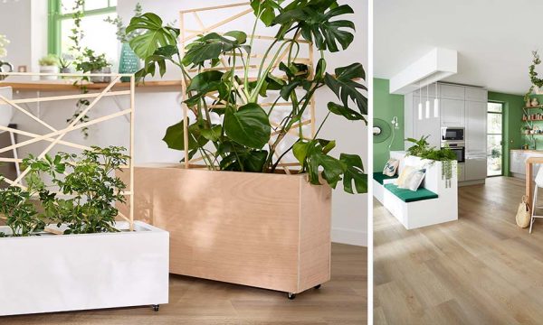 Fabriquez une jardinière avec un treillis pour plantes grimpantes