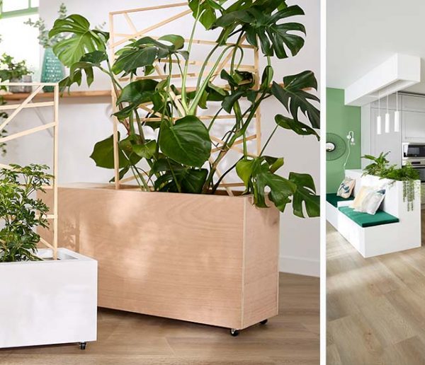 Fabriquez une jardinière avec un treillis pour plantes grimpantes