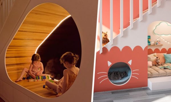 8 idées de cachettes sous les escaliers pour les enfants