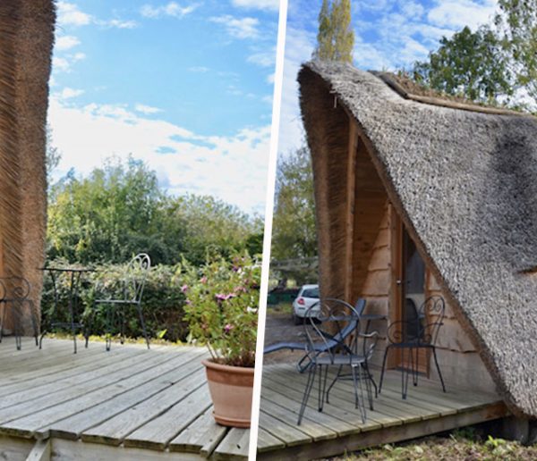 Ces mini-chalets normands au toit de chaume peuvent s'installer dans votre jardin