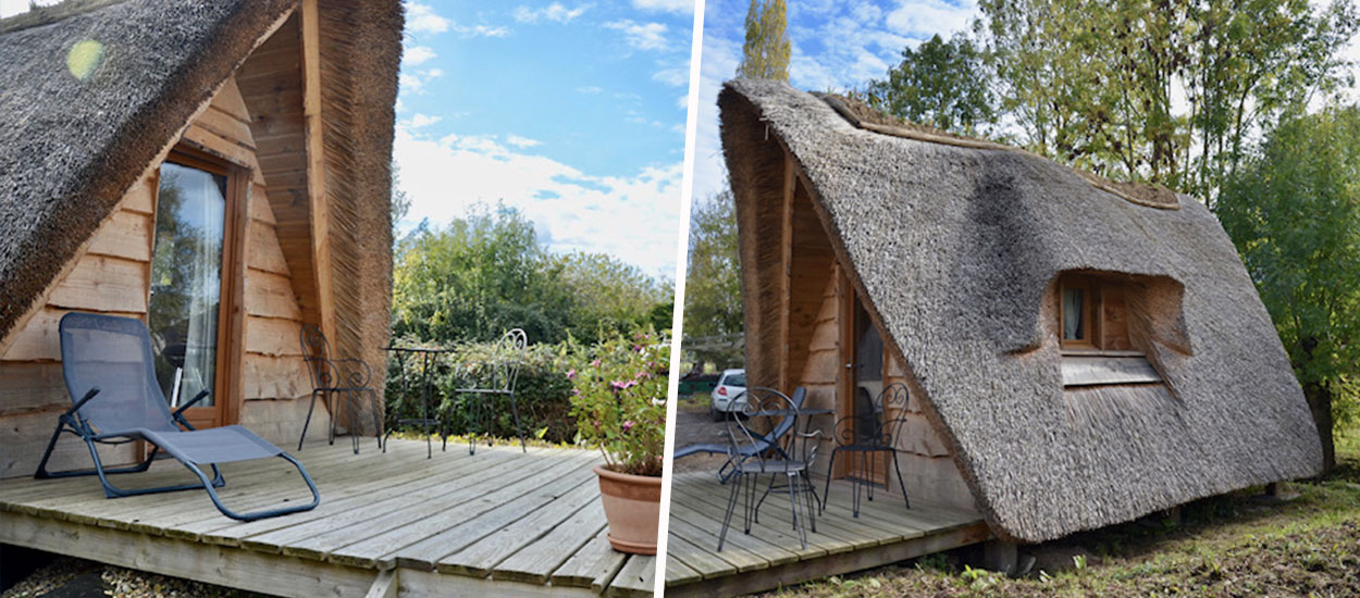 Ces mini-chalets normands au toit de chaume peuvent s'installer dans votre jardin