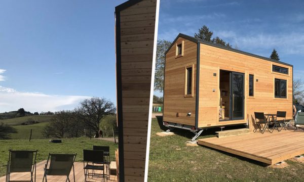 Ils proposent de louer des tiny houses chez des agriculteurs pour compléter leurs revenus