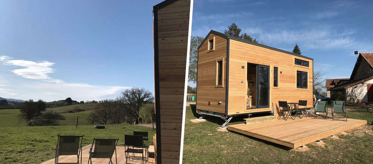 Ils proposent de louer des tiny houses chez des agriculteurs pour compléter leurs revenus